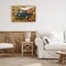 Stupell Industries Autumnal Farmland Collie Dog Floating Frame, design by Tom Crehan